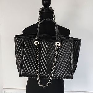 Steve Madden Chevron leather bag